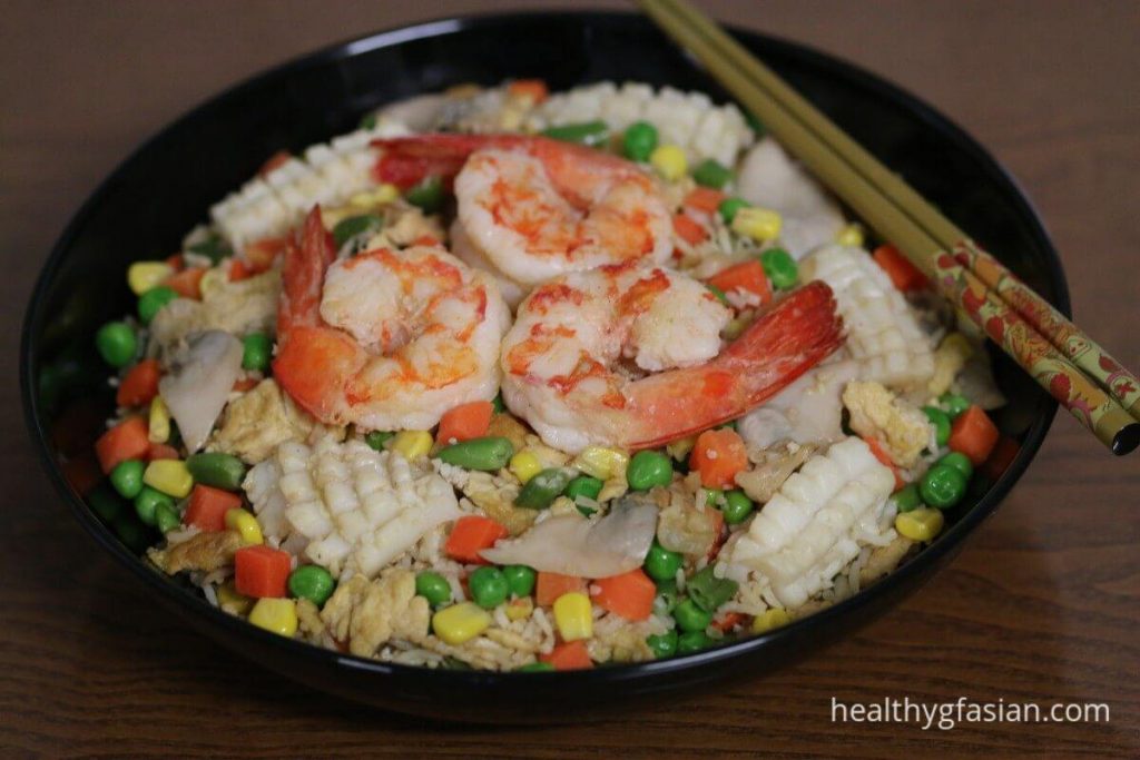 Gluten Free Seafood Fried Rice
