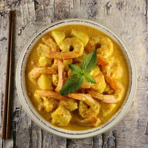 Prawns and Pineapple Curry Gluten Free