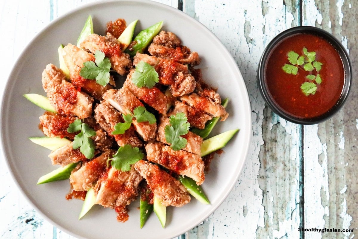 Fried Five Spice Chicken with Special Chilli Sauce Gluten Free