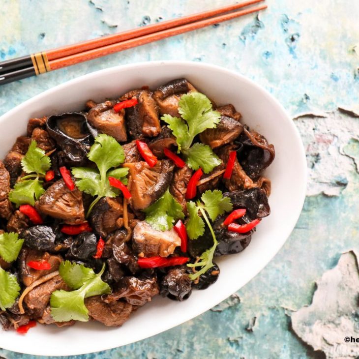 Braised Beef Mushrooms Fungus