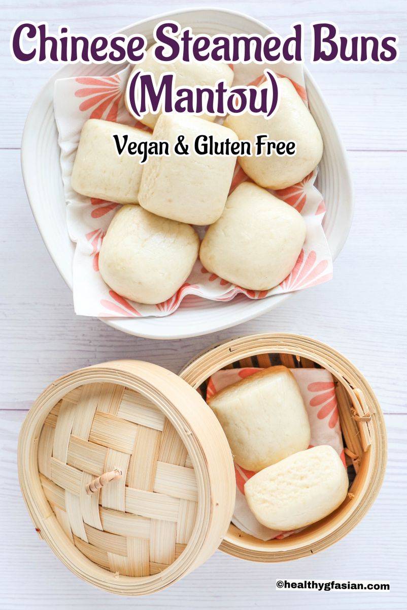 Chinese Steamed Buns Mantou Gluten Free Vegan