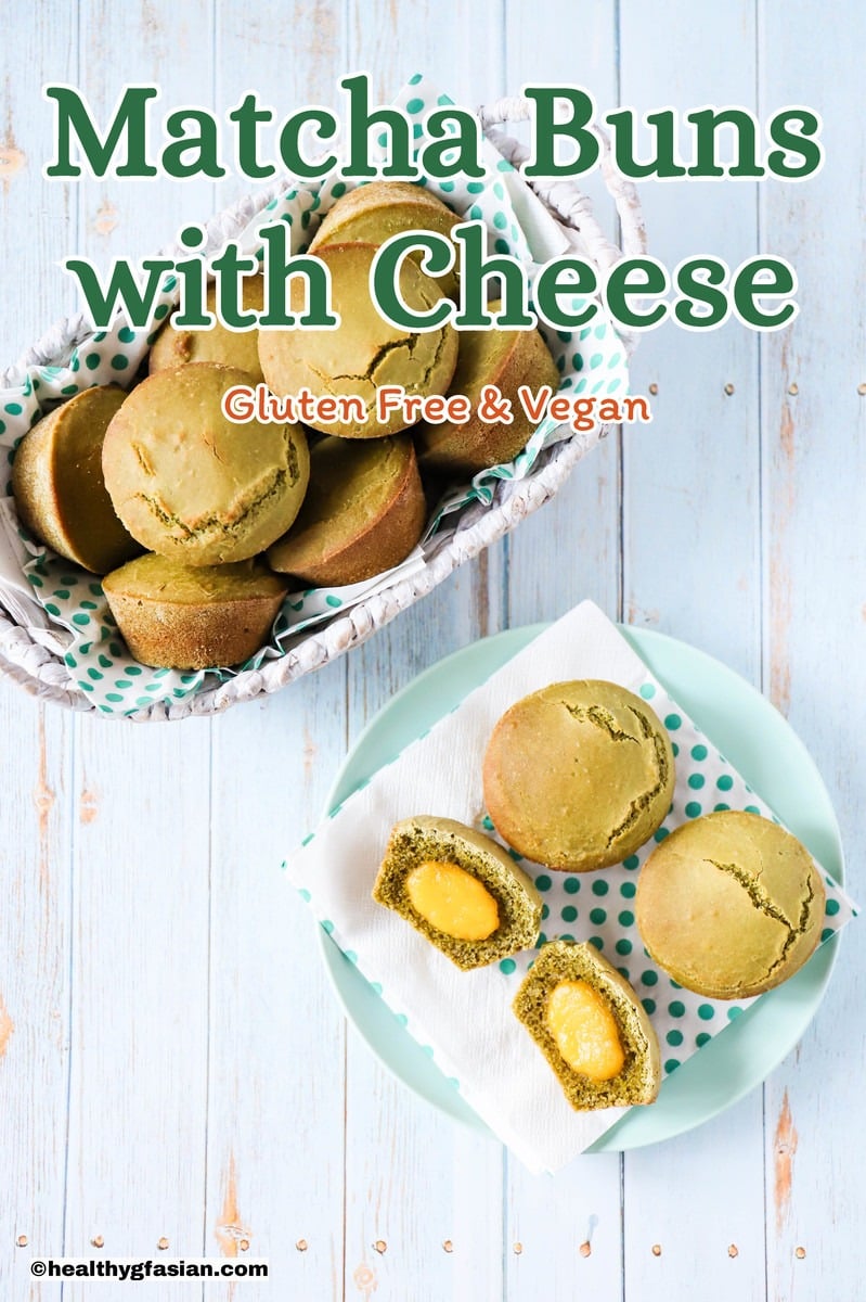 Matcha Buns with Cheese Gluten Free
