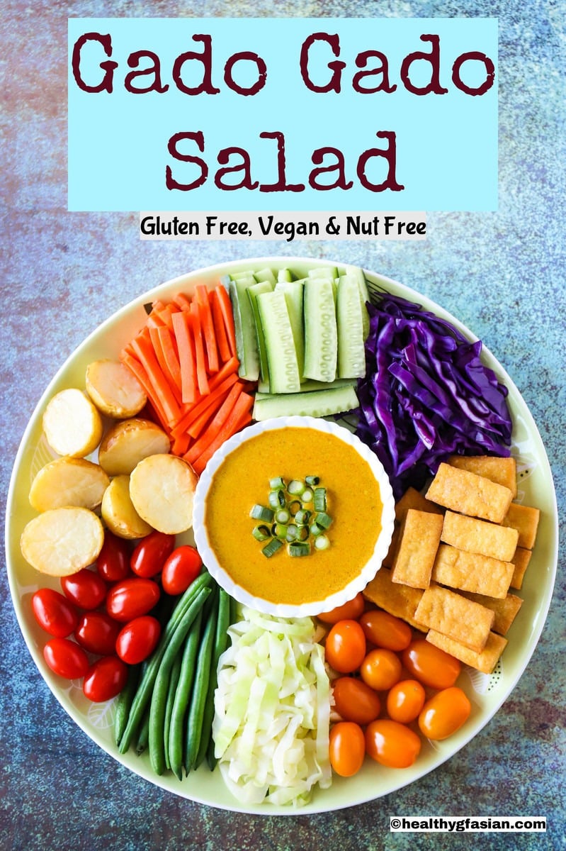 Indonesian Gado Gado Salad Gluten Free Asian Recipes Healthy gf Asian