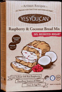 Raspberry & Coconut Bread Mix (YesYouCan)