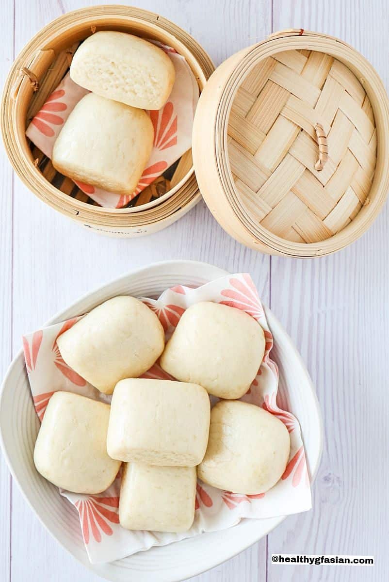 Chinese Steamed Buns Mantou Gluten Free Asian Recipes Healthy gf Asian