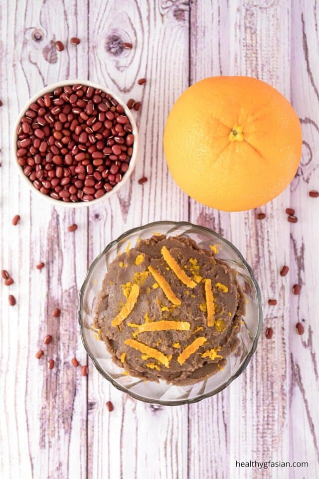 Homemade Red Bean Paste Gluten Free Vegan