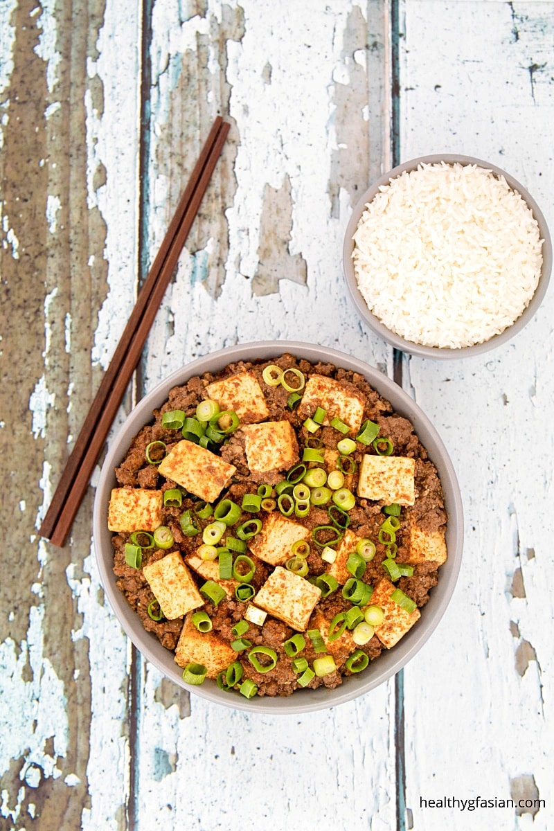 Mapo Tofu (Grandma's Tofu) Gluten Free