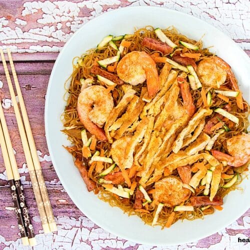 Singapore Noodles (Sing Chow Mai Fun) Gluten Free