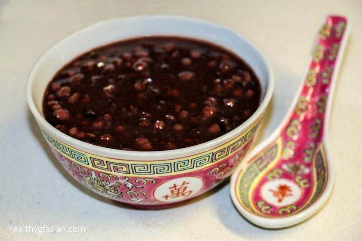 Creamy Coconut Red Bean with Black Rice Gluten Free