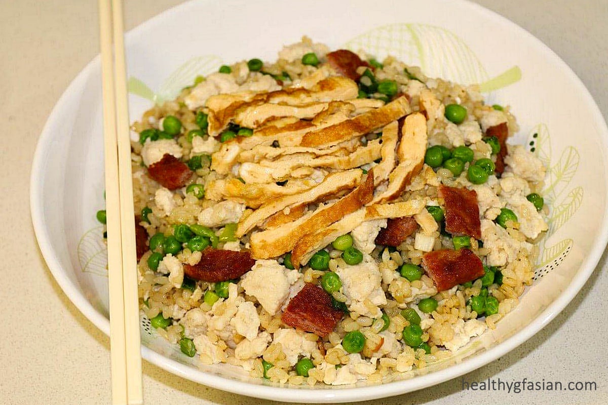 Special Fried Brown Rice (Yangchow Fried Rice) Gluten Free