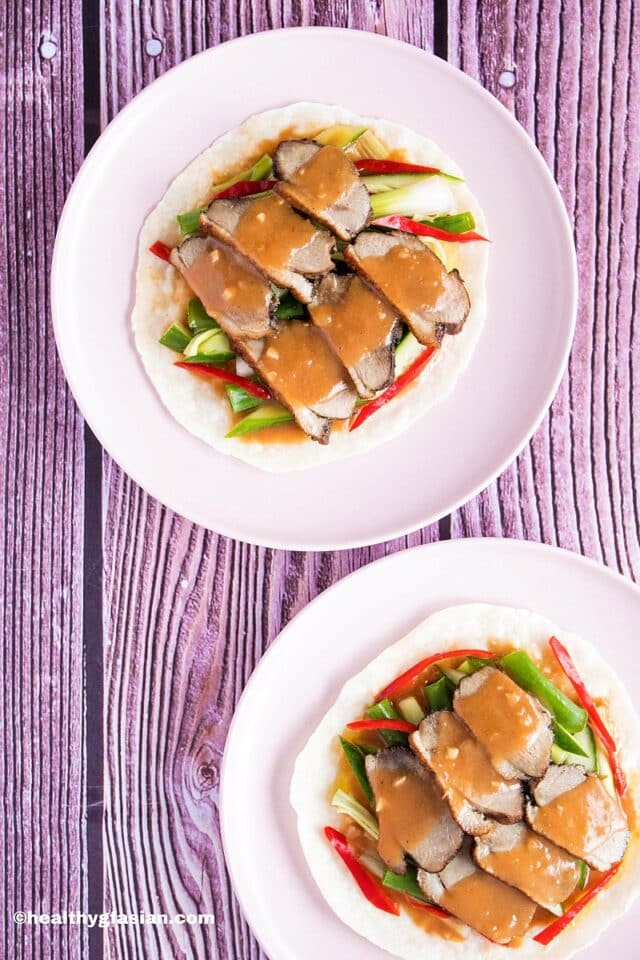 Simple Peking Duck Pancakes Gluten Free